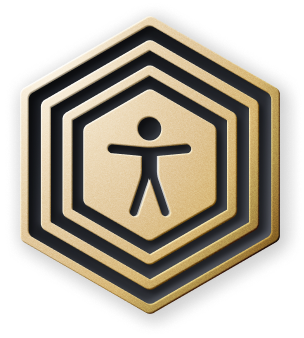 Webflow Accessibility badge